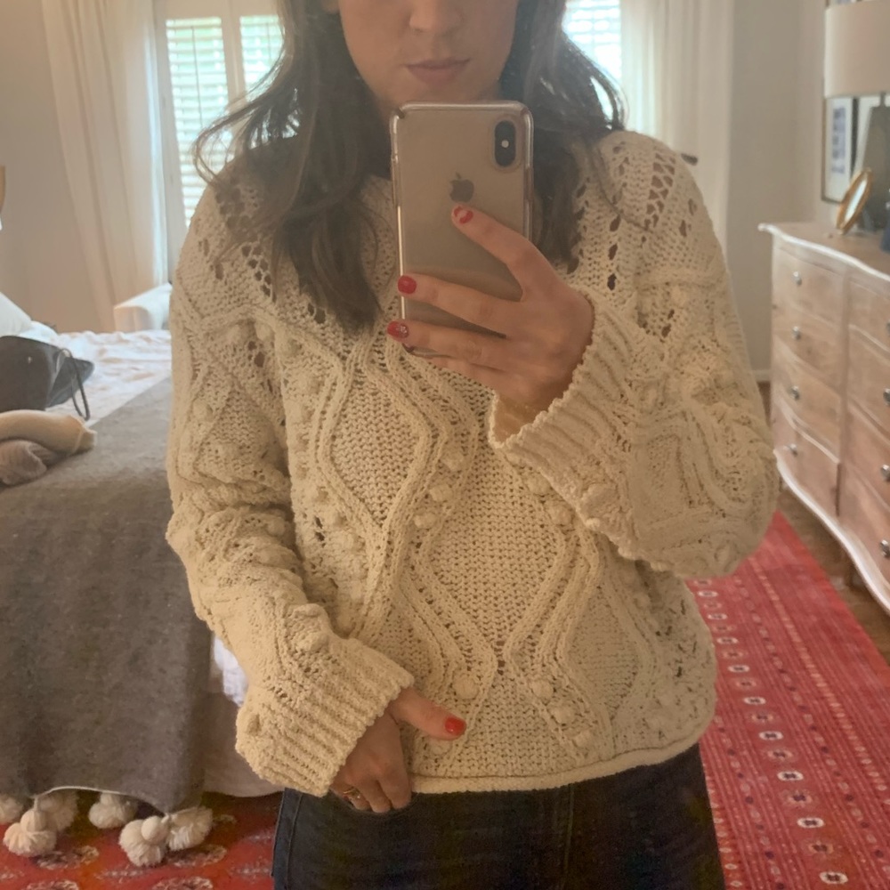 NWT Zara Cable Sweater